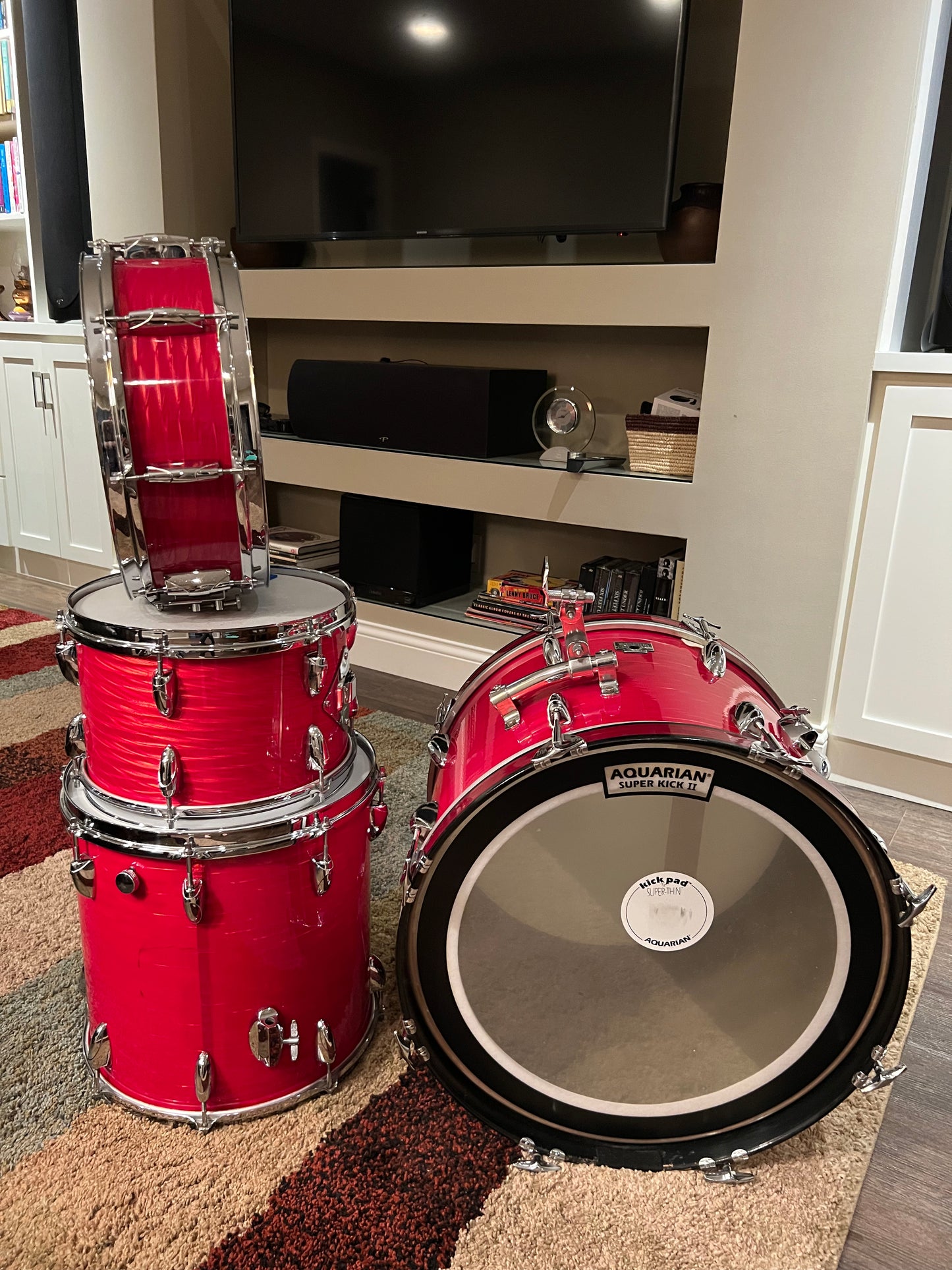 1967 Yamaha D20 in Red Ripple