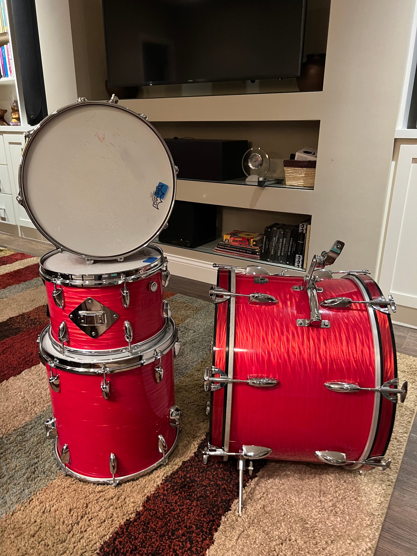 1967 Yamaha D20 in Red Ripple