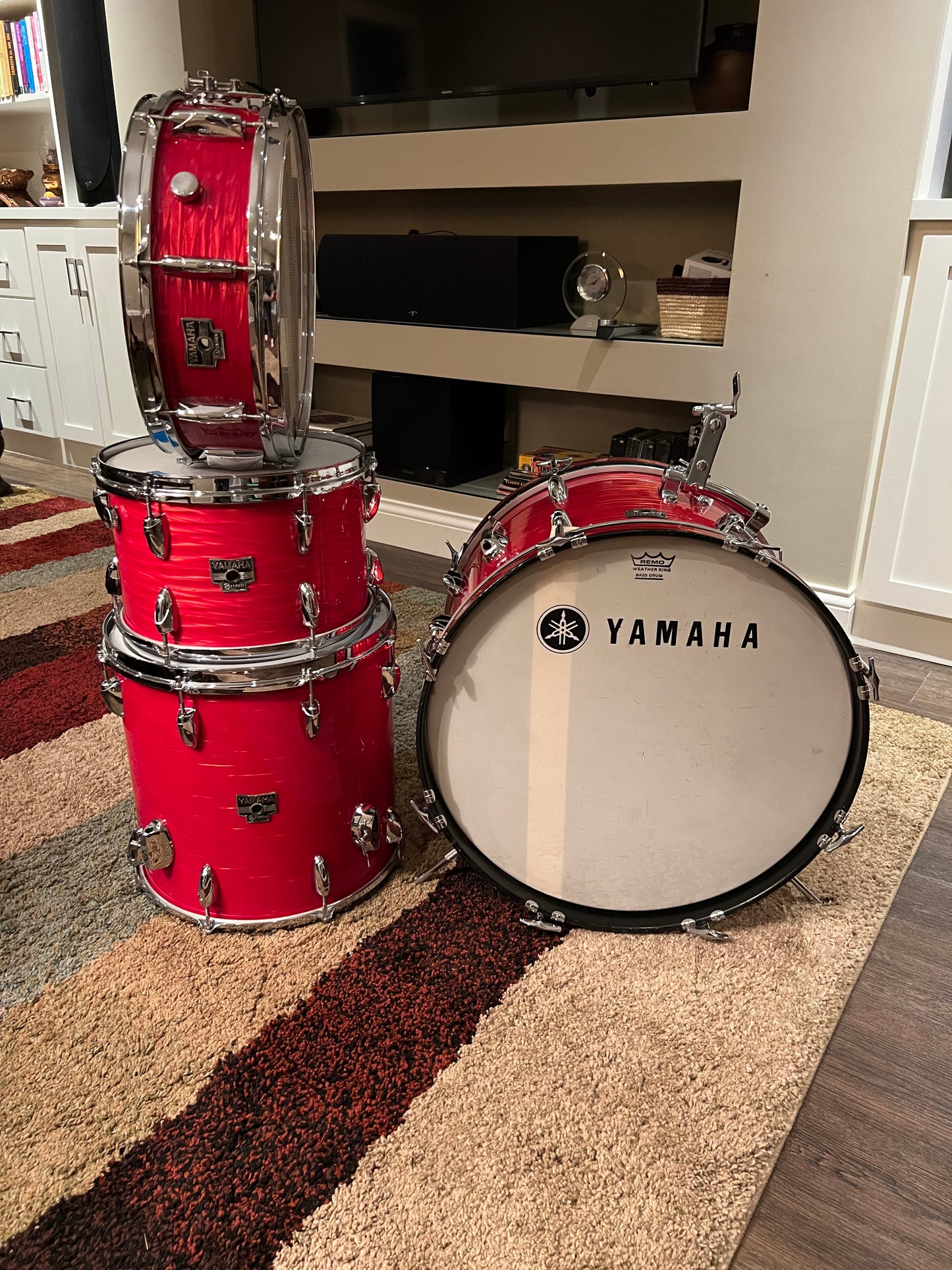 1967 Yamaha D20 in Red Ripple