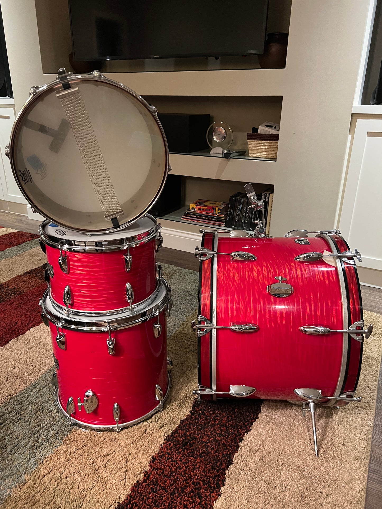 1967 Yamaha D20 in Red Ripple